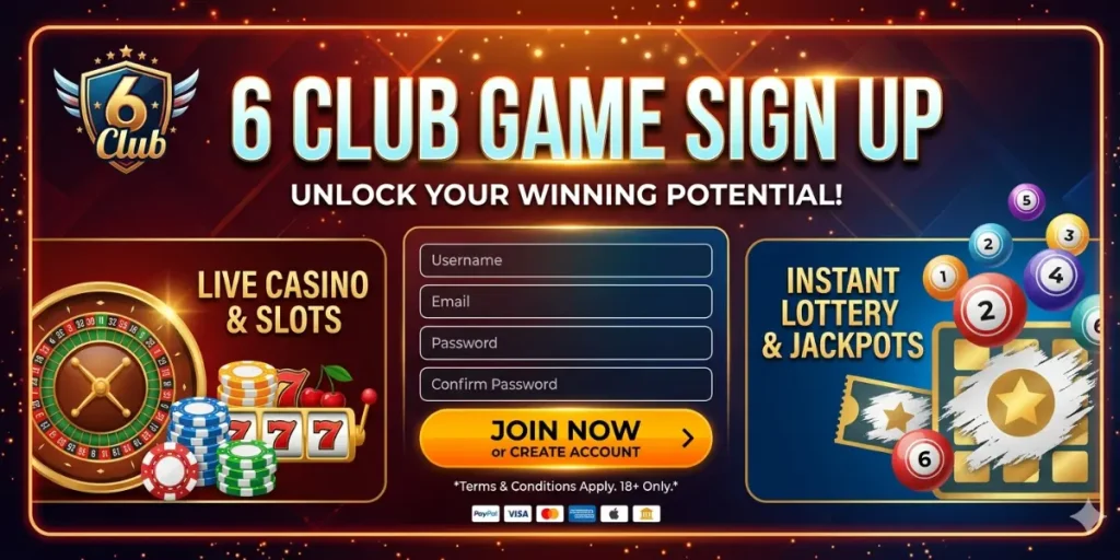6 Club Game Sign Up